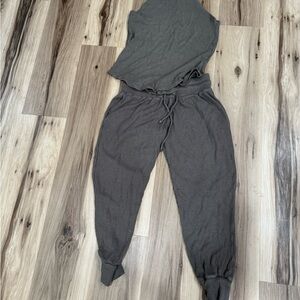 Elan Gray Relaxed Fit Track Pants